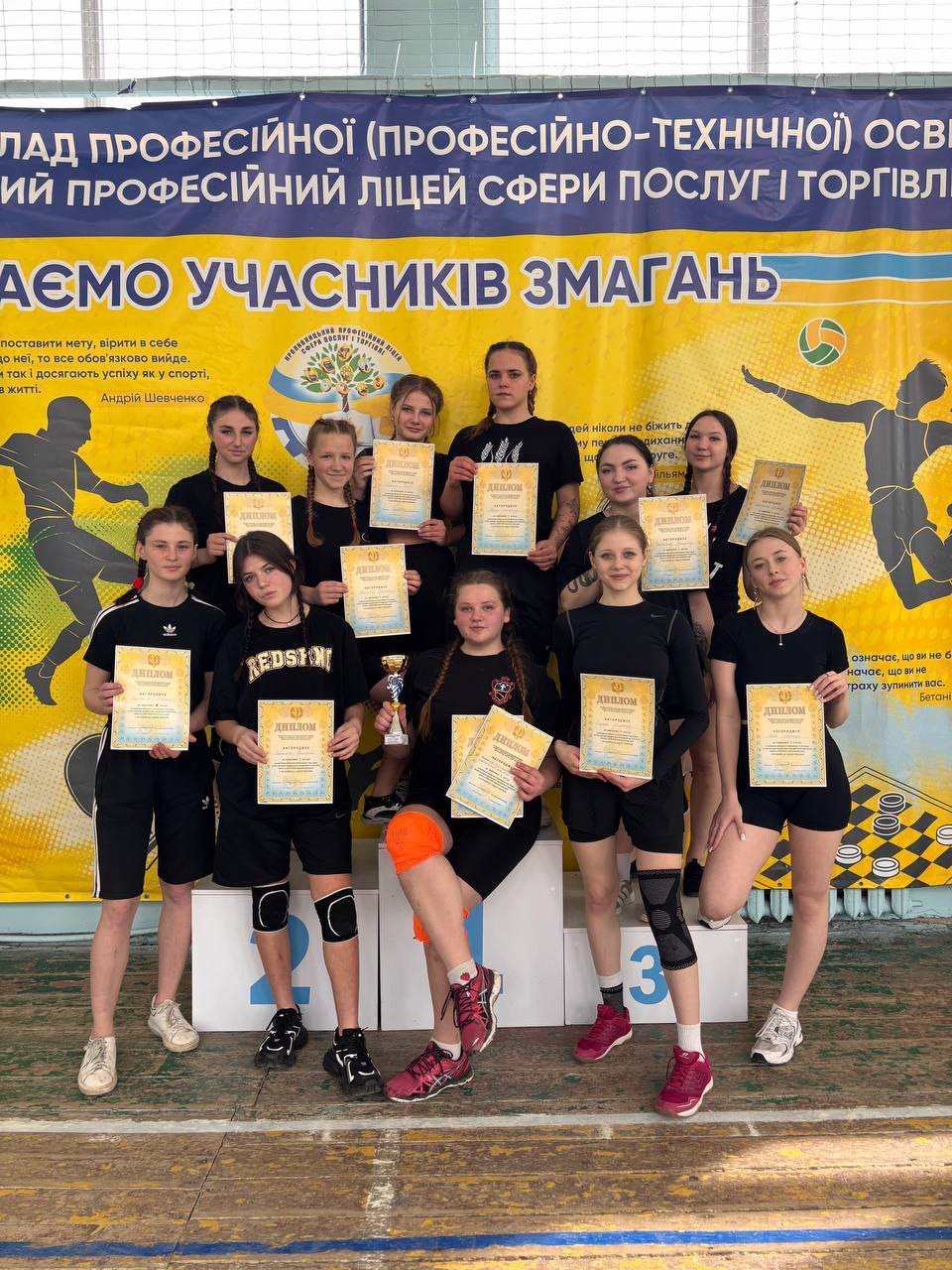 Спортивні ігри серед учнів закладів професійної (професійно-технічної) освіти у 2024/2025 навчальному році